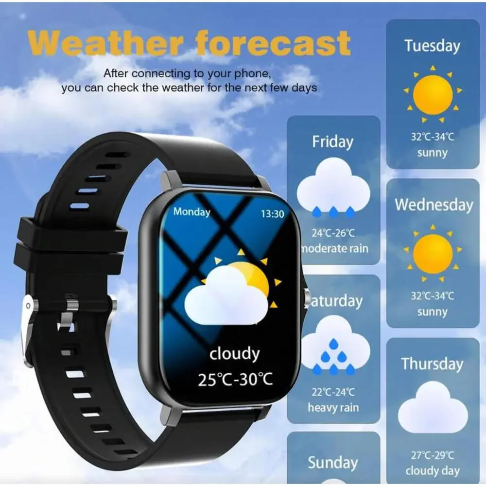 N/A black smartwatch